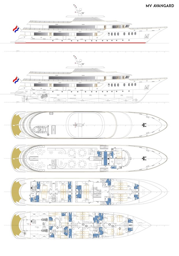 Cabin layout for Avangard