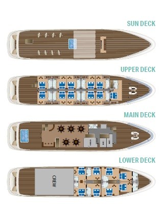 Cabin layout for Antaris