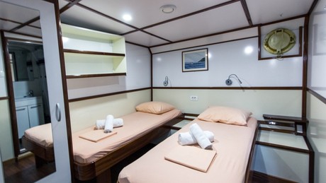 Below deck cabins