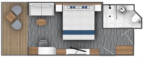 Category C Stateroom - Balcony Stateroom