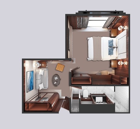 VERANDA DELUXE STATEROOM (E2)